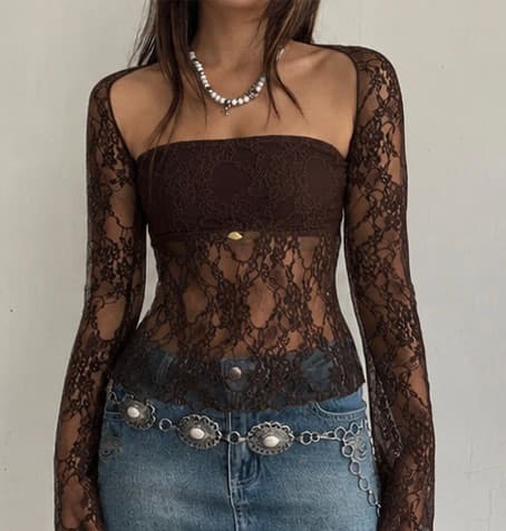 Top Lola encaje M/L